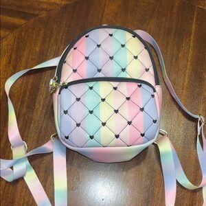 Luv Betsey Rainbow & Hearts Betsey Johnson Backpack
